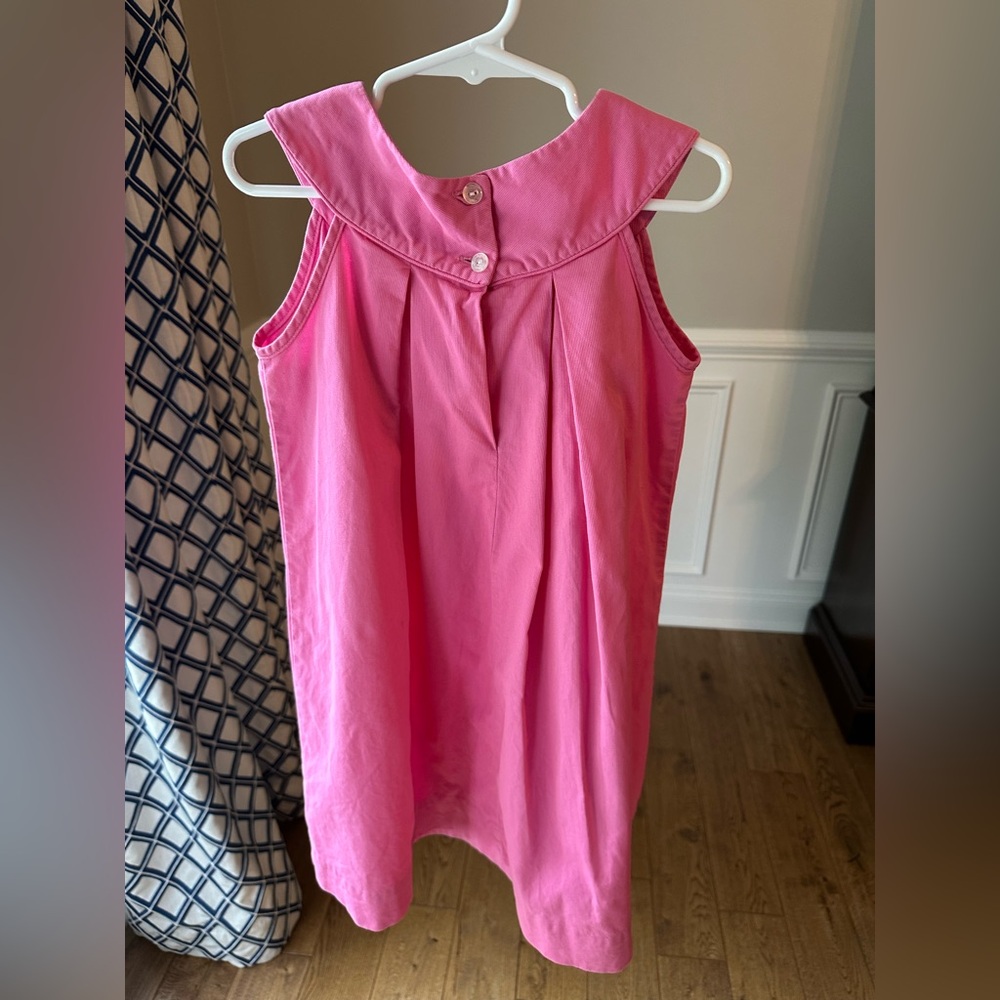 Little English Pink Round Circle Collar Sleeveless Dress size 6 - Picture 8 of 9